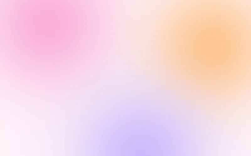 A soft, blurred gradient of pastel pink, peach and lilac.